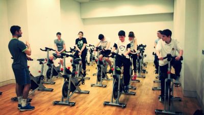 TY students undergo a 3 week spinning programme