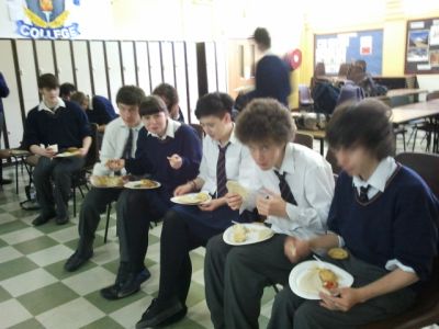Israeli breakfast for TY students