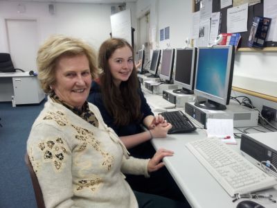 Log on to Learning: TY students teach local residents how to use the Web