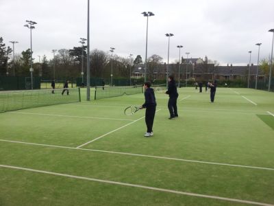 After-school tennis during the Summer term