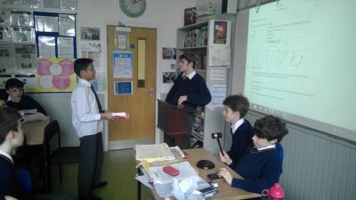 2nd Year English students participate in debating module