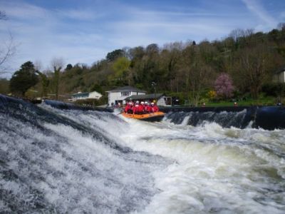 TYs go white water rafting