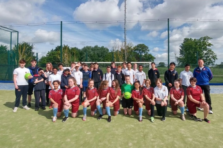 We’re on the one team! The combined squads of Stratford College junior football programme. Photo: Mr. Priestley
We’re on the one team! The combined squads of Stratford College junior football programme. Photo: Mr. Priestley