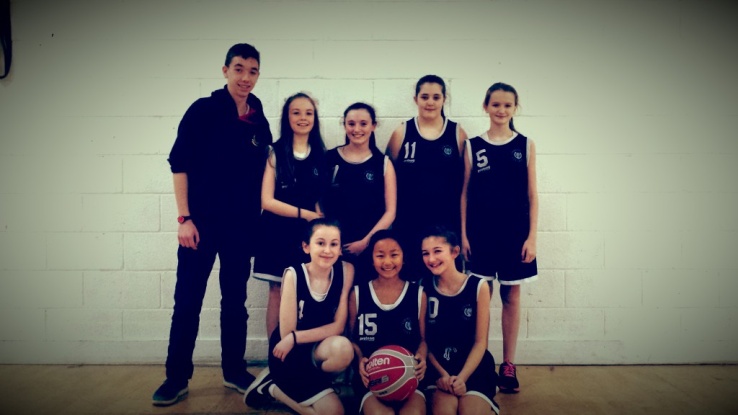 Junior Girls Basketball team versus Mount Carmel Photo: Ms Finnegan
