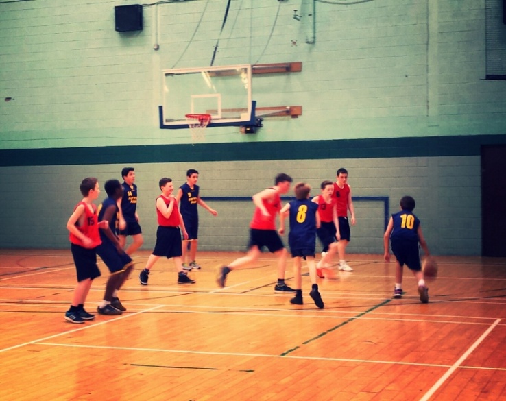 1st Year Boys Basketball team versus Sutton Park Photo: Ms. Finnegan
1st Year Boys Basketball team versus Sutton Park Photo: Ms. Finnegan