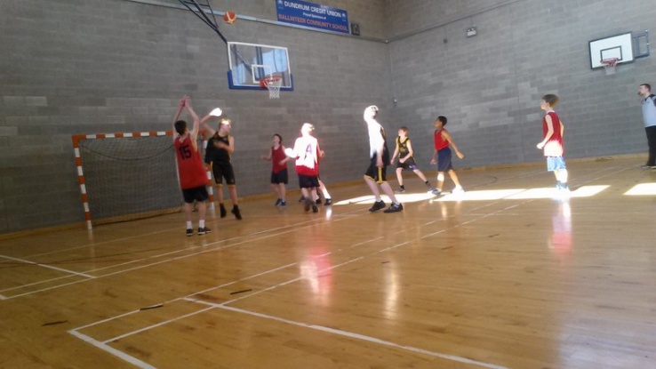 1st Year Boys Basketball versus St. Tiernan's Photo: Ms. Finnegan
