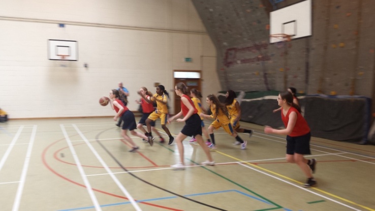 1st Year Girls Basketball team versus Larkin Photo: Ms. Finnegan
1st Year Girls Basketball team versus Larkin Photo: Ms. Finnegan