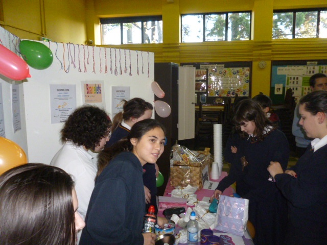 1st Year Mini-Companies Winter Fare. Photo: Ms. O'Kelly 
