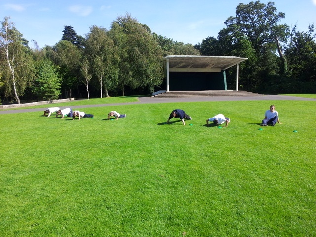 TY Bootcamp training, Bushy Park. Ms. Finnegan
