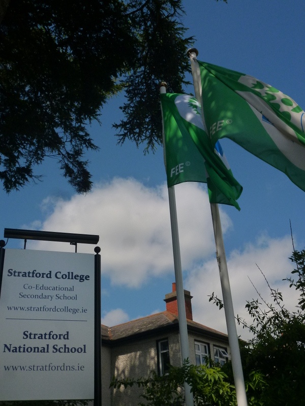 Stratford's two Green Flags Photo: Ms. O'Kelly

