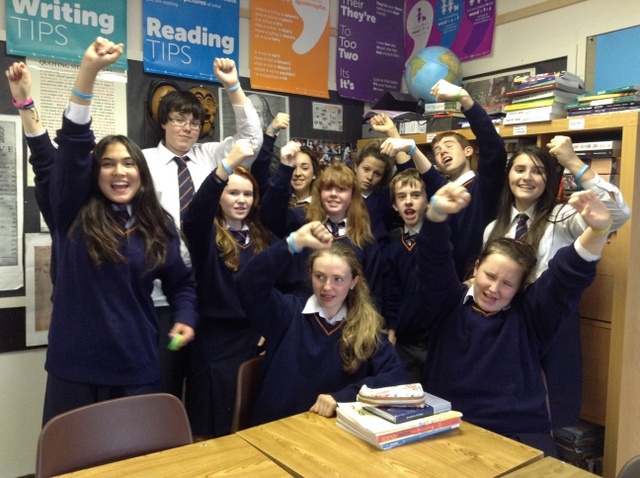 Second Years show off their Friendship bracelets Photo: Ms. Reynolds
Second Years show off their Friendship bracelets Photo: Ms. Reynolds