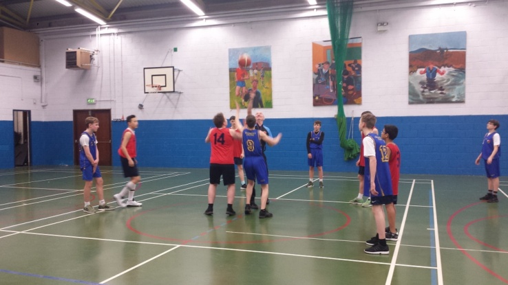 2nd Years Boys Basketball team beat Greenhills Photo: Ms. Finnegan
