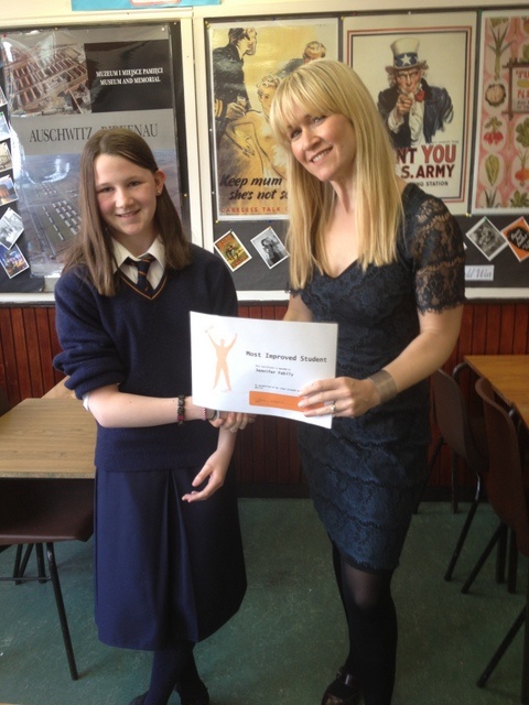 Most Improved Student Award
Most Improved Student Award