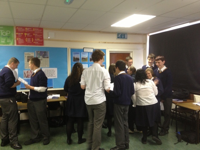 Othello - interactive dramatic workshop. Photo: Ms. Reynolds
Othello - interactive dramatic workshop. Photo: Ms. Reynolds