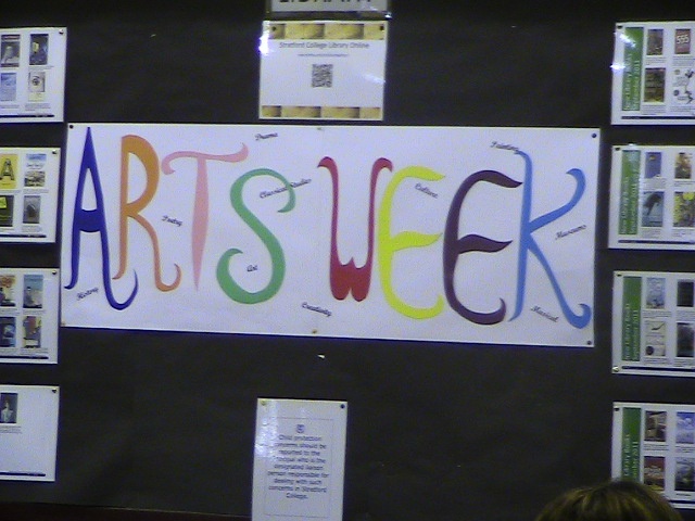 Arts Week, 7 - 11th November 2011 
