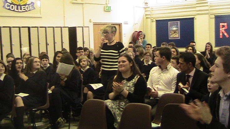 Awards Ceremony, 24th October 2014 Photo: Ms .O'Kelly

