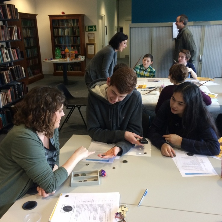 Junior Certificate Classical Studies workshop in Trinity College Photo: Mr. Stewart
Junior Certificate Classical Studies workshop in Trinity College Photo: Mr. Stewart