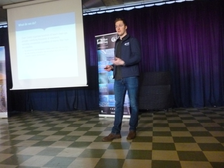 Clean Coast talk, February 2017 Photo: Ms. Donohoe
