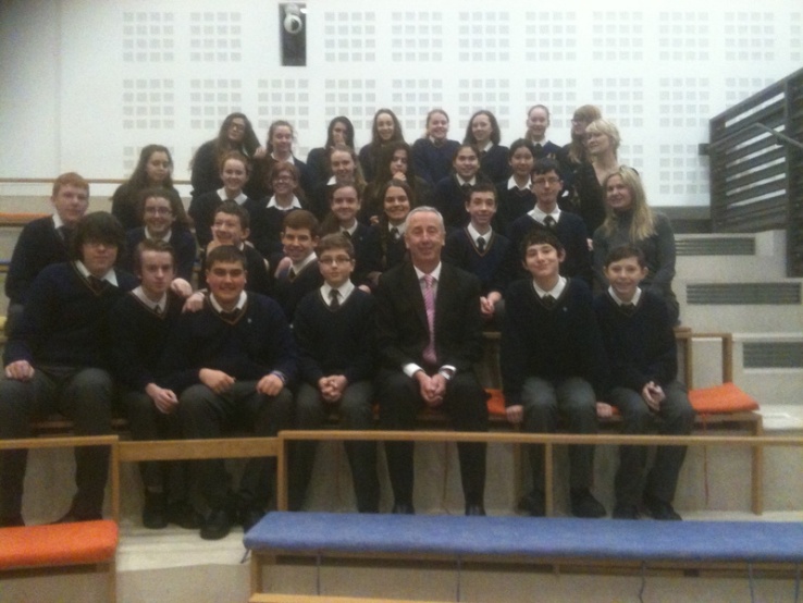 Stratford students visit Dáil Eireann, guided by Kevin Humphreys TD Photo: Ms. Cooper
