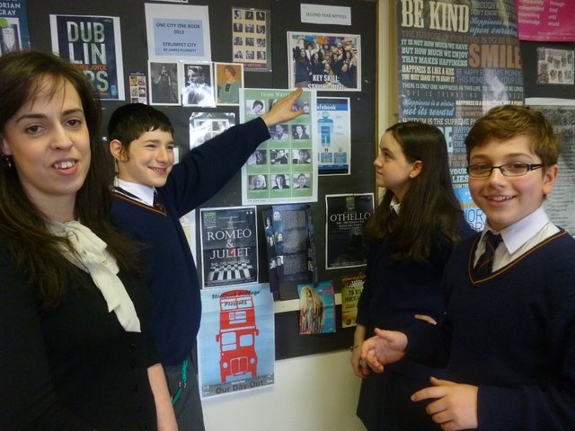 2nd Year English students Photo: Ms. O'Kelly
