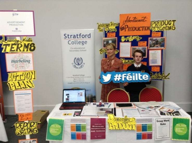 Stratford College English Department at Féilte 2015 in the RDS Photo: unknown
Stratford College English Department at Féilte 2015 in the RDS Photo: unknown