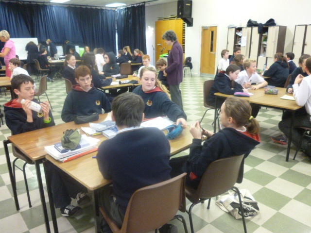 Junior Franco-Gael Table Quiz. Photo: Ms. O'Kelly
