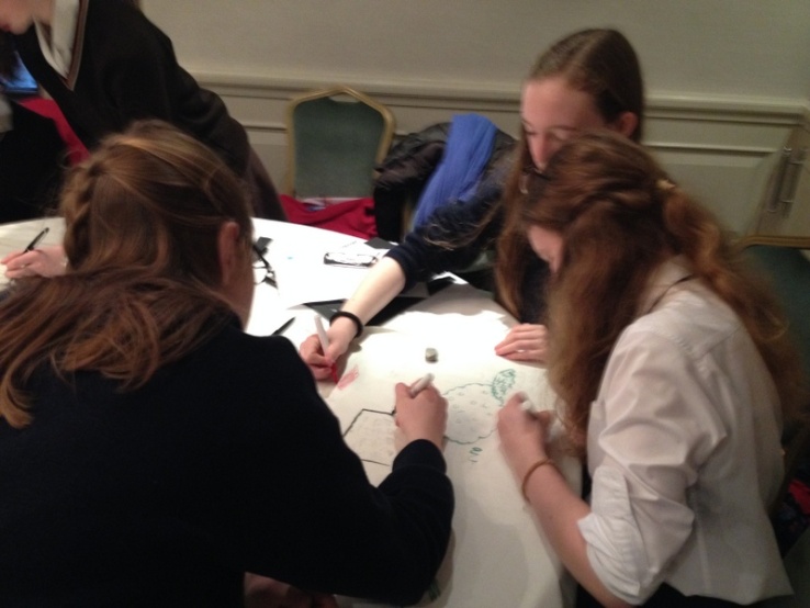 Green Schools Training Day - "Water Conservation Flag" Photo: Ms Donohoe
Green Schools Training Day - "Water Conservation Flag" Photo: Ms Donohoe