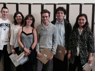 Some of the Leaving Certificate English class students, 2014 Photo: Ms. Reynolds
