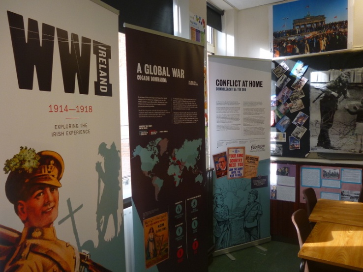 National Library of Ireland's World War 1 Exhibition in the History Room Photo: Ms. O'Kelly
National Library of Ireland's World War 1 Exhibition in the History Room Photo: Ms. O'Kelly