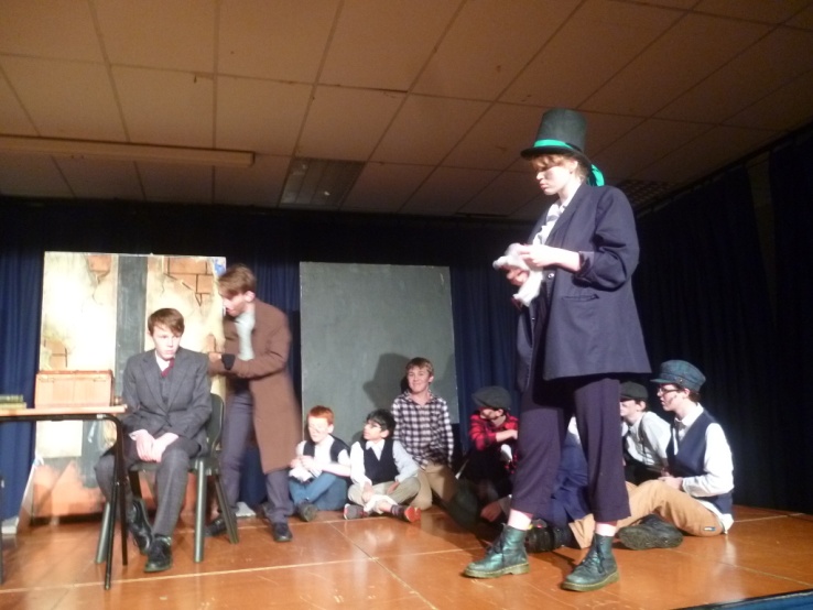 Oliver! presented by Stratford College, December 2016 Photo: Ms. Donohoe
