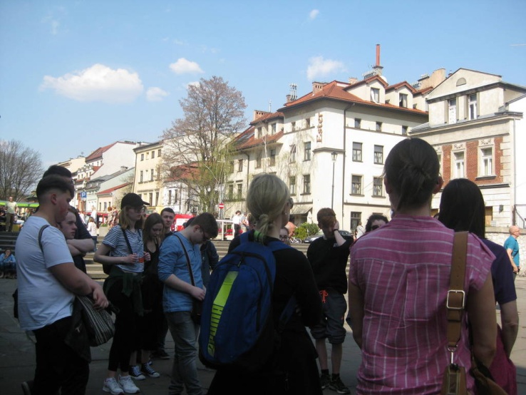 Touring Krakow on the Poland Trip, April 2017 Photo: K. Webb (5th Year)
Touring Krakow on the Poland Trip, April 2017 Photo: K. Webb (5th Year)