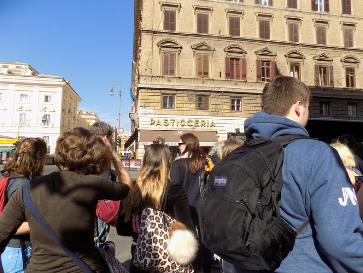 Rome Trip, February 2016. Photo: K. Dempsey, 6th Year
Rome Trip, February 2016. Photo: K. Dempsey, 6th Year