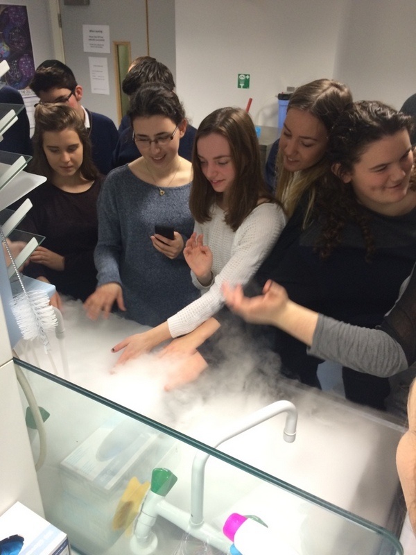 Students in the Neuroscience Department, Trinity as part of Science Week Photo: Ms. O'Sullivan
Students in the Neuroscience Department, Trinity as part of Science Week Photo: Ms. O'Sullivan