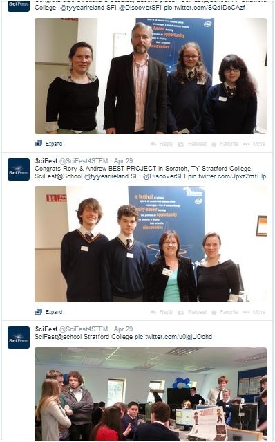 SciFest4Stem Tweets live from SciFest@Stratford Photos and tweets: Sheila Porter, CEO SciFest
