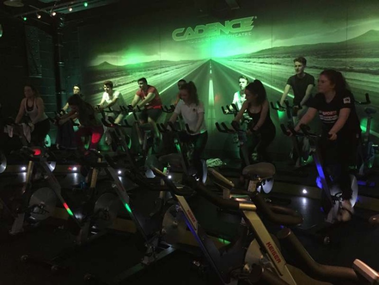 TY students at a spin class Photo: Ms. Finnegan
TY students at a spin class Photo: Ms. Finnegan