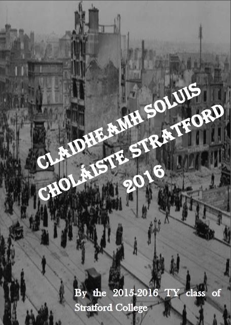 Claidheamh Soluis Choláiste Stratford 2016 Screenshot of front cover
