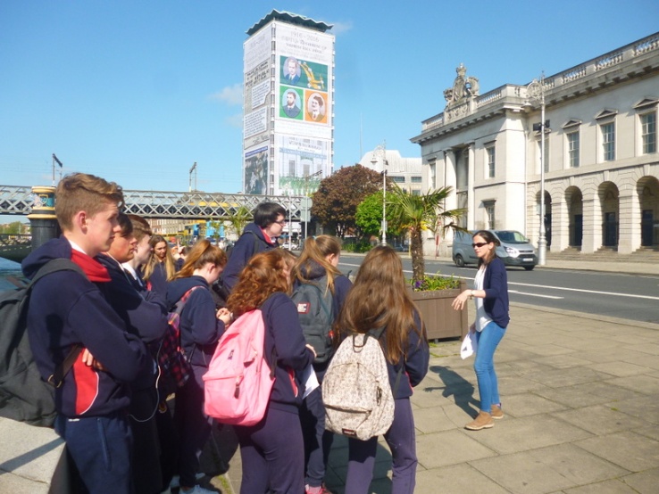 TY Classical Walking Tour of Dublin Photo: Ms. Mahon
TY Classical Walking Tour of Dublin Photo: Ms. Mahon