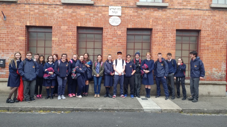 TY students visit the Jewish Museum in Dublin Photo: Ms. Donohoe
TY students visit the Jewish Museum in Dublin Photo: Ms. Donohoe