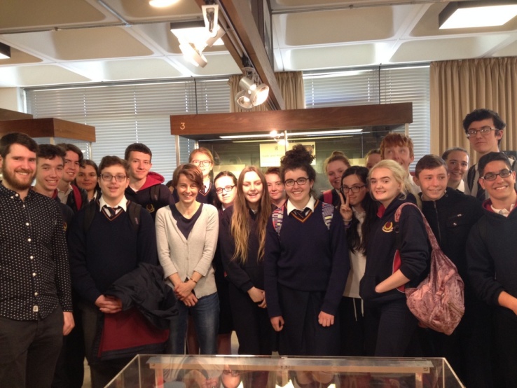 TY students in the UCD Classics Museum Photo: Ms. Donohoe
