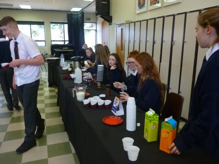 TY Coffee Morning in aid of the local hospice Photo: Ms. O'Kelly
