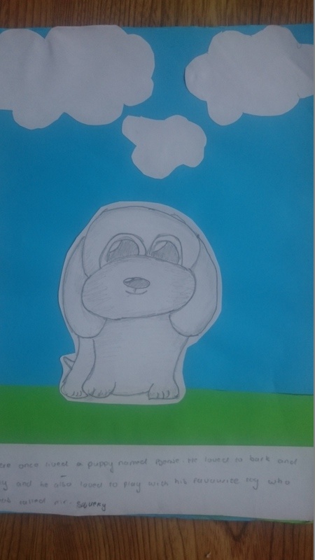 Artwork by Jennifer Fehily, TY Photo: Ms. Byrne
