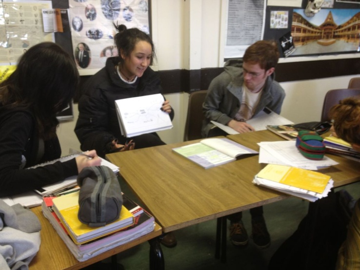 6th Year Macbeth posters Photo: Ms. Reynolds
