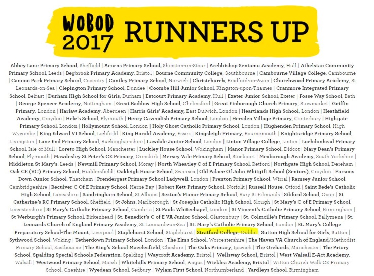 World Book Day Award 2017: Runners Up Image: www.worldbookday.com/wobod
