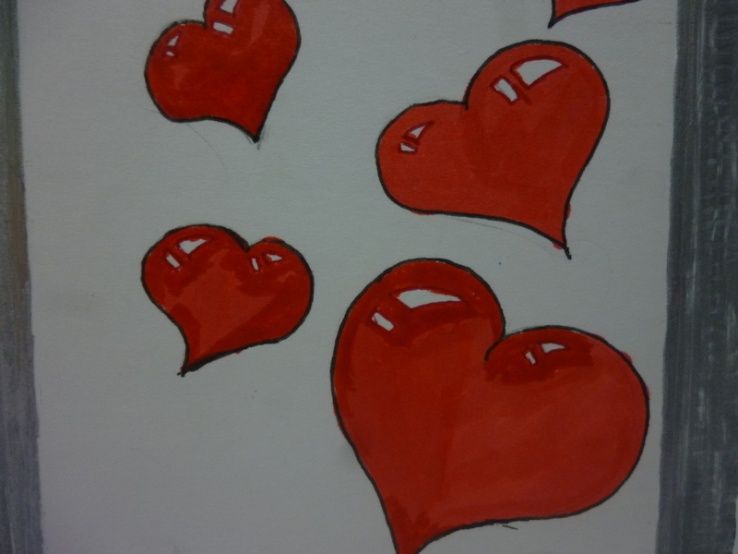 Les cartes de St. Valentin Photo (of a students card): Ms. O'Kelly
