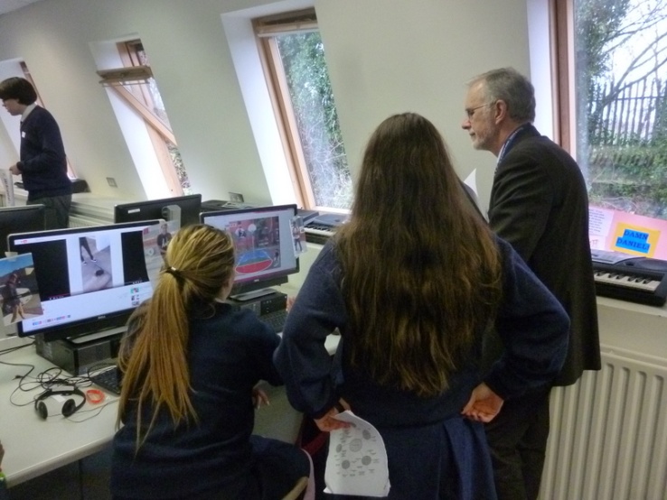 Scifest@Stratford: TY Scratch Programming projects Photo: Ms. O'Kelly
