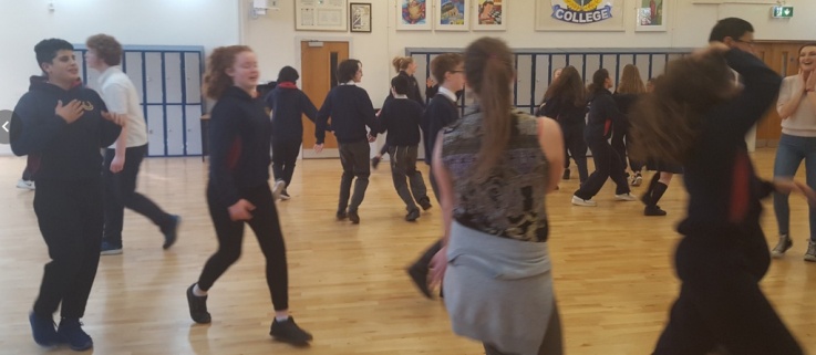 Arts Week 2017: Comedy Workshop for 2nd Years Image: Ms. Reynolds
Arts Week 2017: Comedy Workshop for 2nd Years Image: Ms. Reynolds