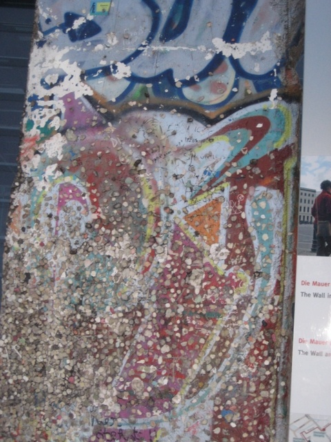 A section of the Berlin Wall Photo: Ms. Kenny
