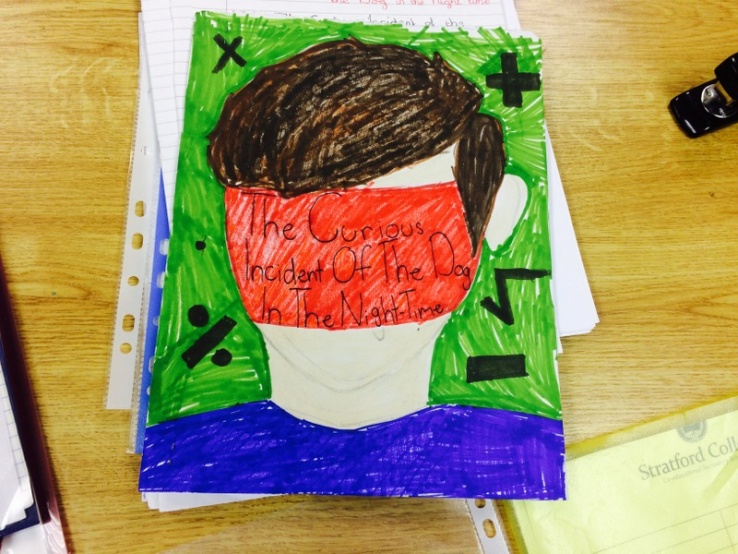 Book cover recreated by 1st Year English student Photo: Ms. Gordon
