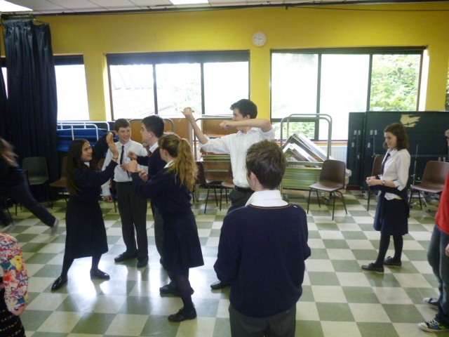 Group Improvisation in Drama Workshop Photo: Ms. O'Kelly
