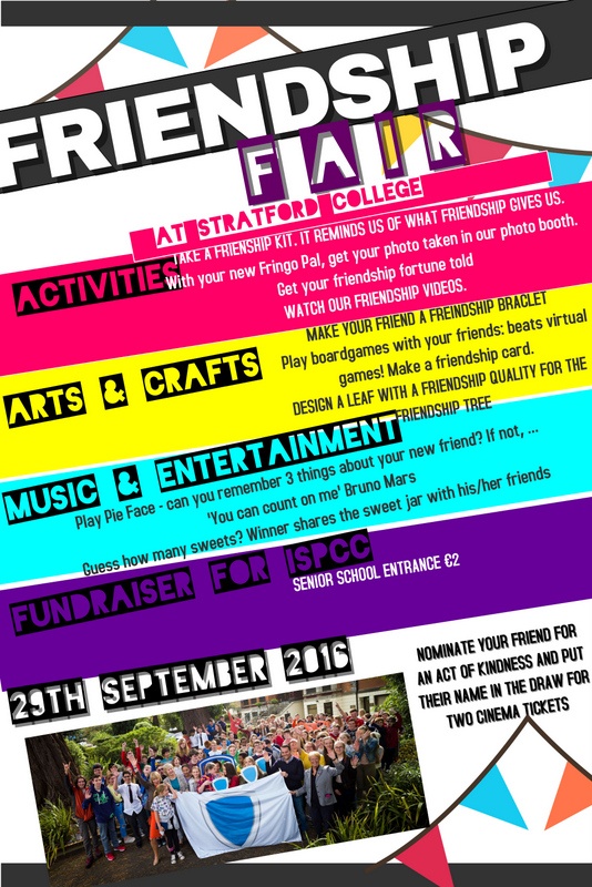 Friendship Fair, September 2016 Image: Ms Reynolds
